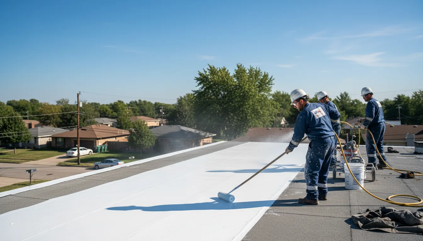 Commercial roof coating in Martinsville, VA near me